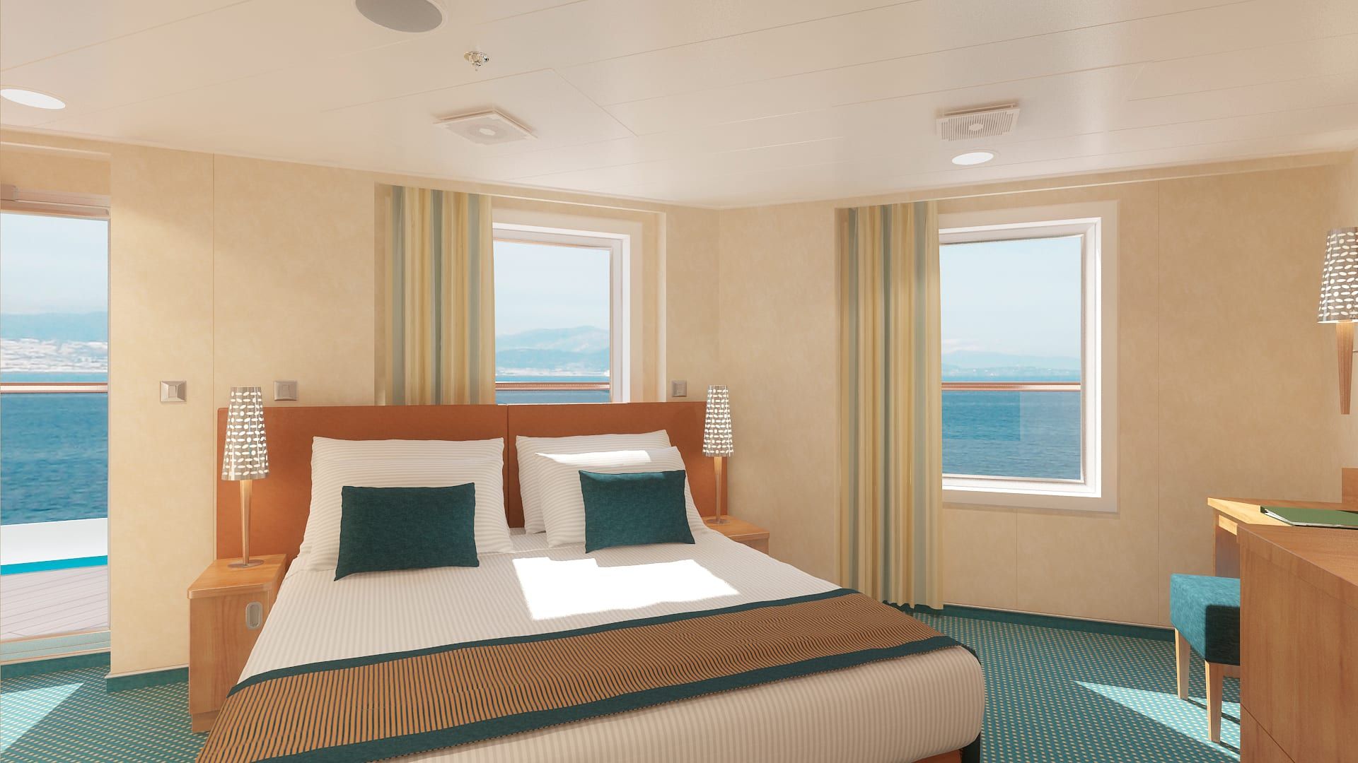 Carnival Breeze Premium Vista Balcony (9C) cabin, photo 4 of 4