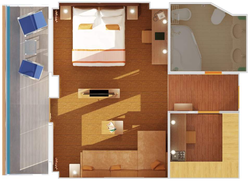 Carnival Breeze Grand Suite (GS) floor plan Carnival Breeze Grand Suite (GS) floor plan
