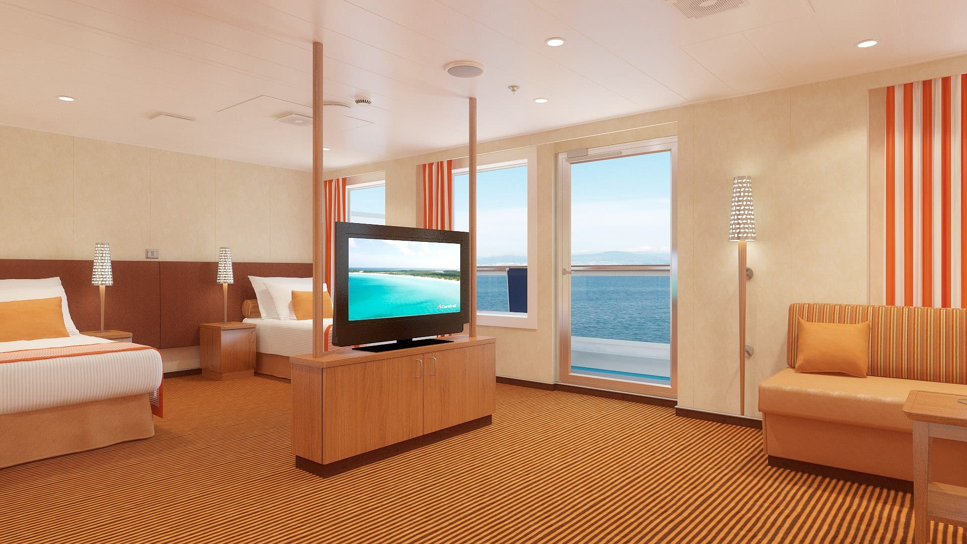 Carnival Breeze Ocean Suite - Accessible (OS) cabin