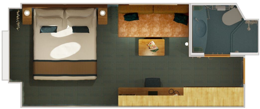 Carnival Magic Porthole (PT) floor plan, photo 2 of 2