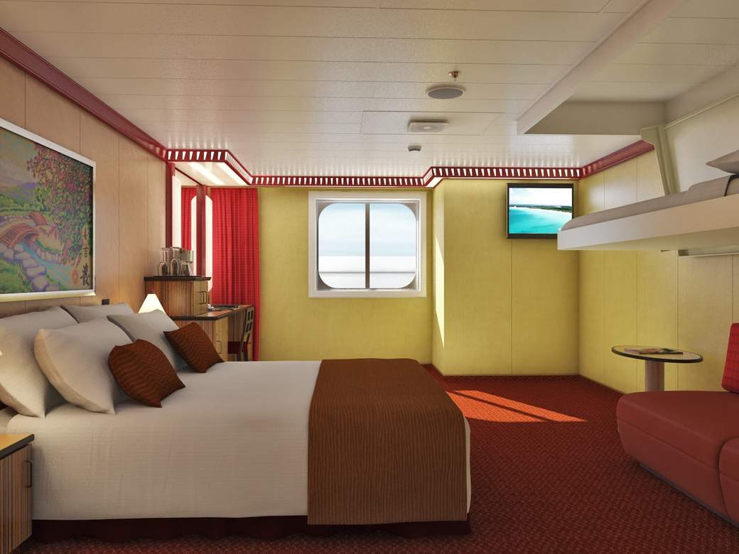 Carnival Dream Cloud 9 Spa Ocean View (Walkway View) - Accessible (6S) cabin
