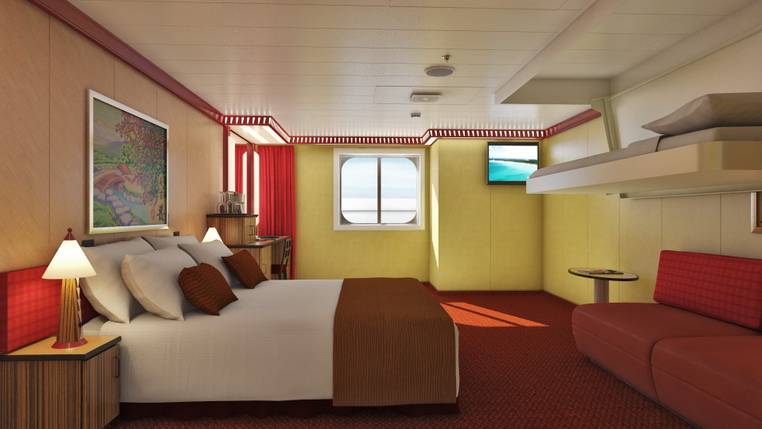 Carnival Dream Cloud 9 Spa Ocean View (Walkway View) - Accessible (6S) cabin