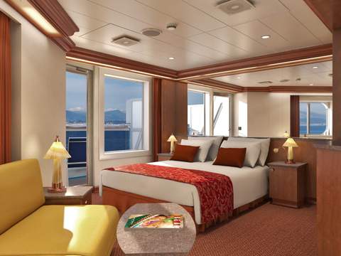 Carnival Splendor Junior Suite (JS) cabin
