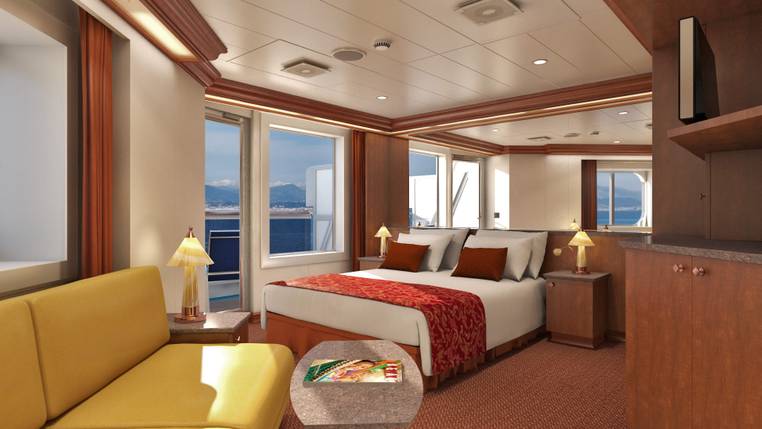 Carnival Splendor Junior Suite (JS) cabin