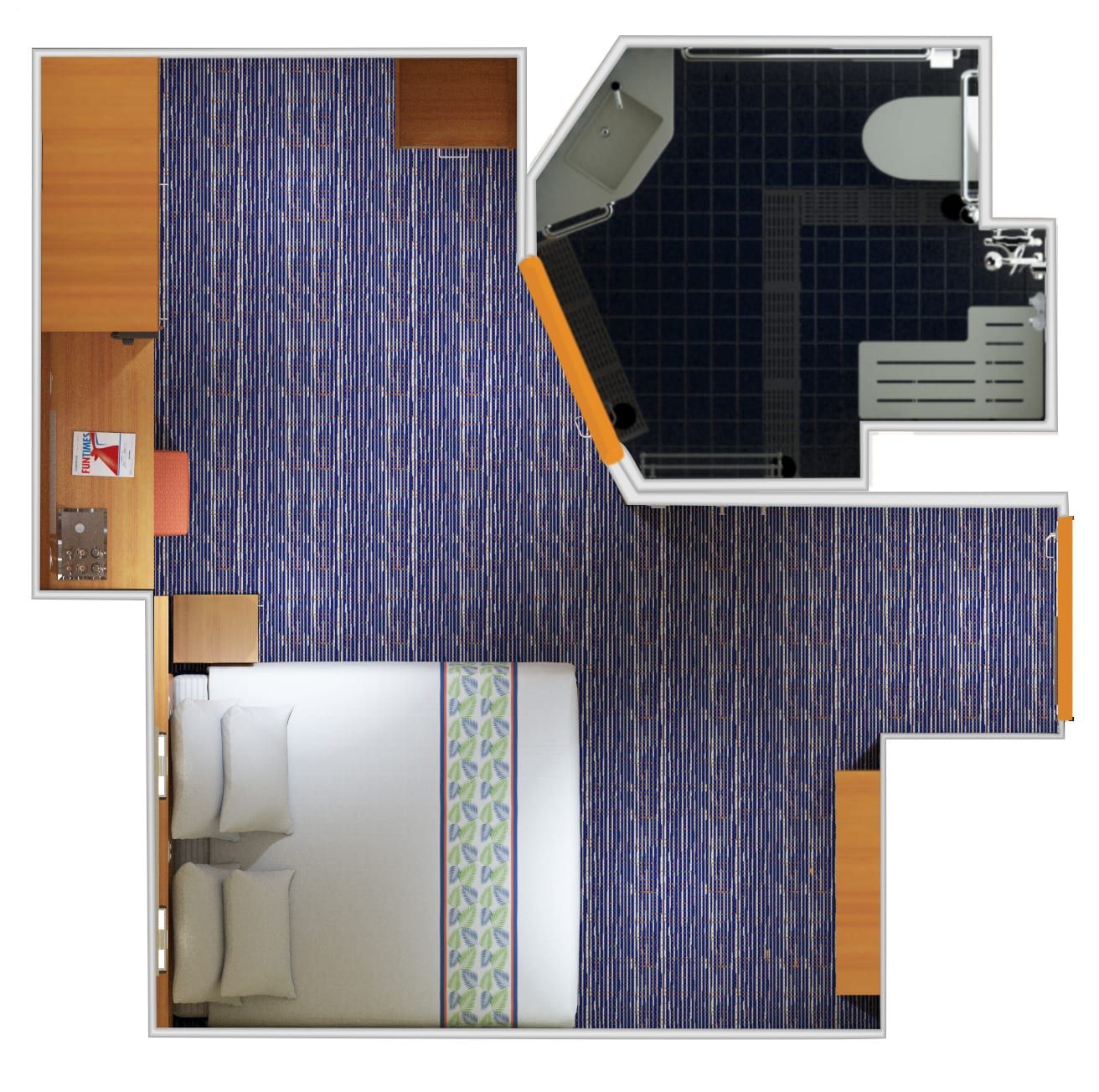 Carnival Elation Interior - Accessible (4I) floor plan