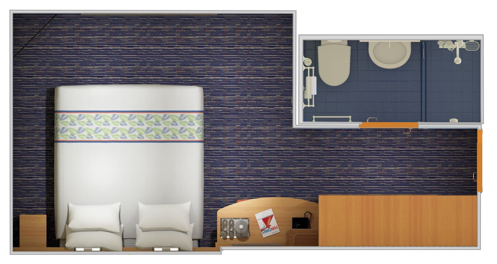 Carnival Elation Interior (4C) floor plan, photo 1 of 2