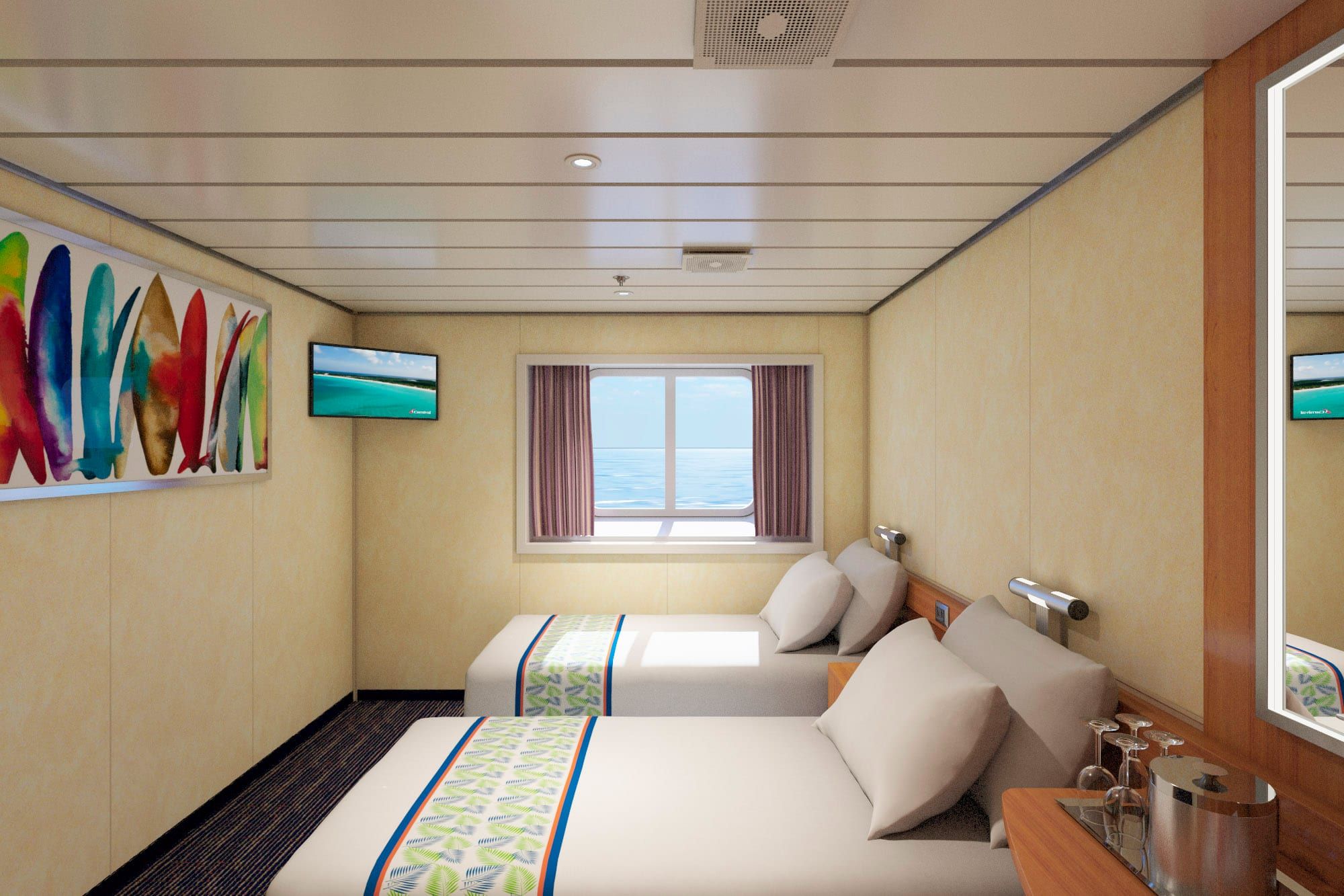Carnival Elation Ocean View (6B) cabin, photo 1 of 4