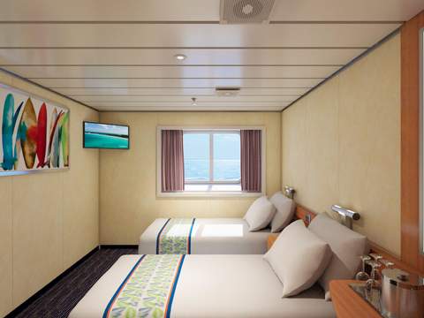 Carnival Elation Ocean View (6B) cabin, photo 1 of 4 Carnival Elation Ocean View (6B) cabin, photo 1 of 4