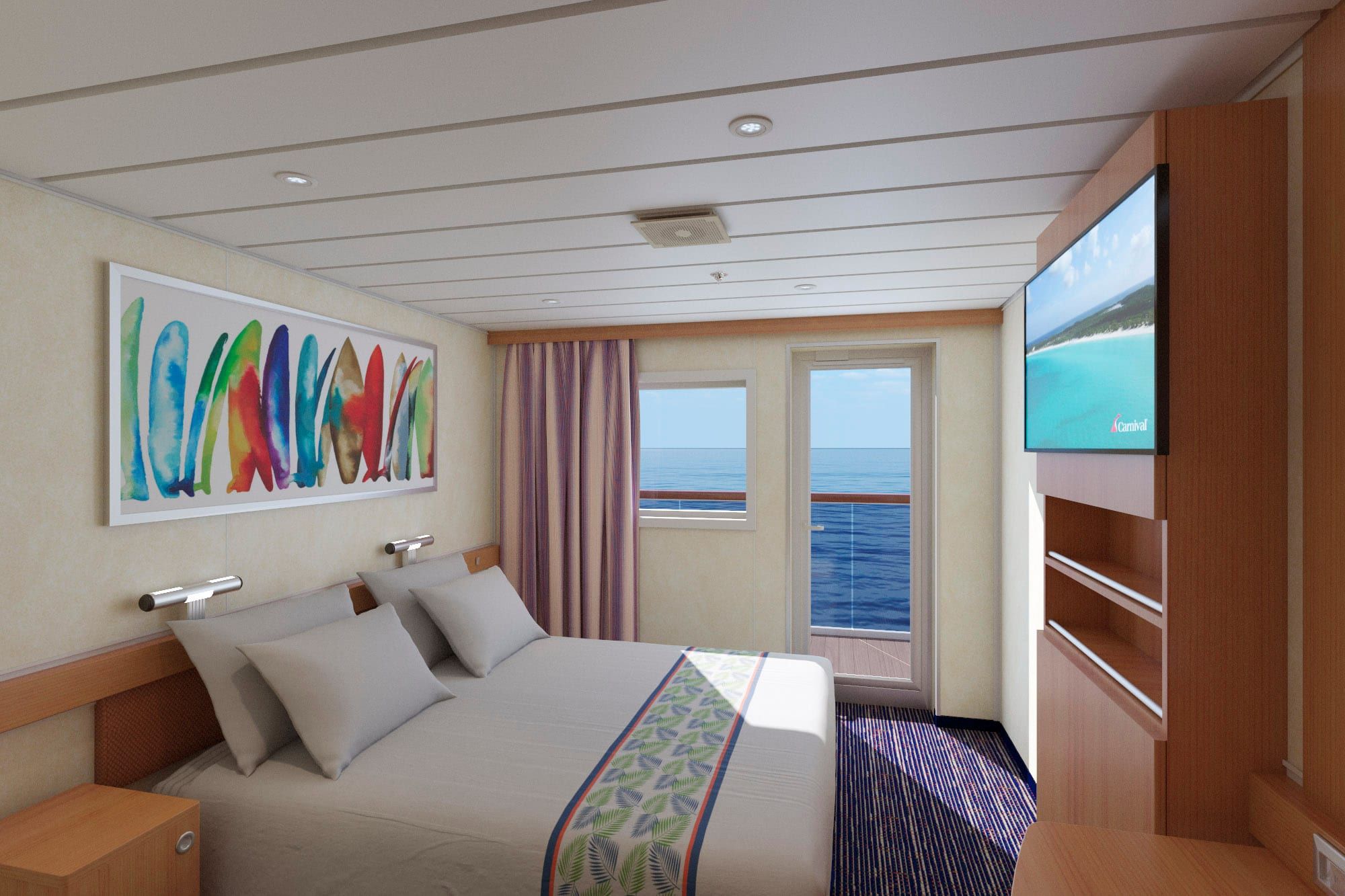 Carnival Elation Balcony (8A) cabin, photo 1 of 2