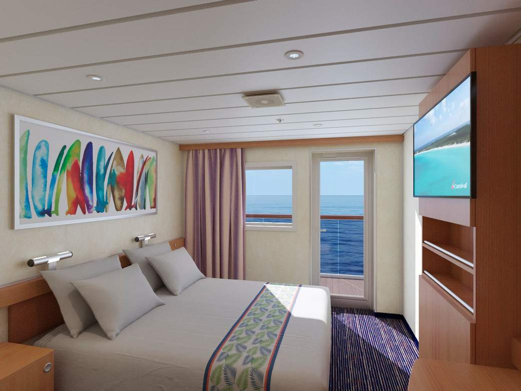 Carnival Elation Balcony (8A) cabin, photo 1 of 2
