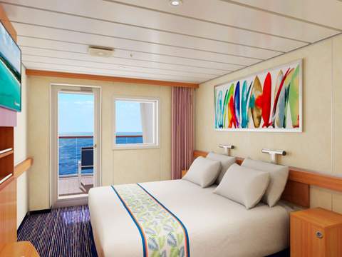 Carnival Elation Aft-View Extended Balcony (8M) cabin, photo 2 of 4