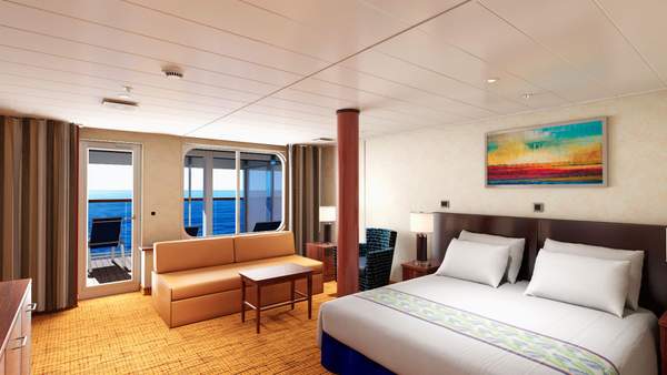 Carnival Elation Extended Balcony Grand Suite (ES) cabin, photo 1 of 2