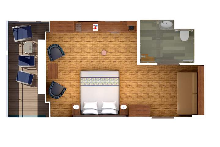Carnival Paradise Grand Suite - Accessible (GS) floor plan, photo 1 of 3 Carnival Paradise Grand Suite - Accessible (GS) floor plan, photo 1 of 3