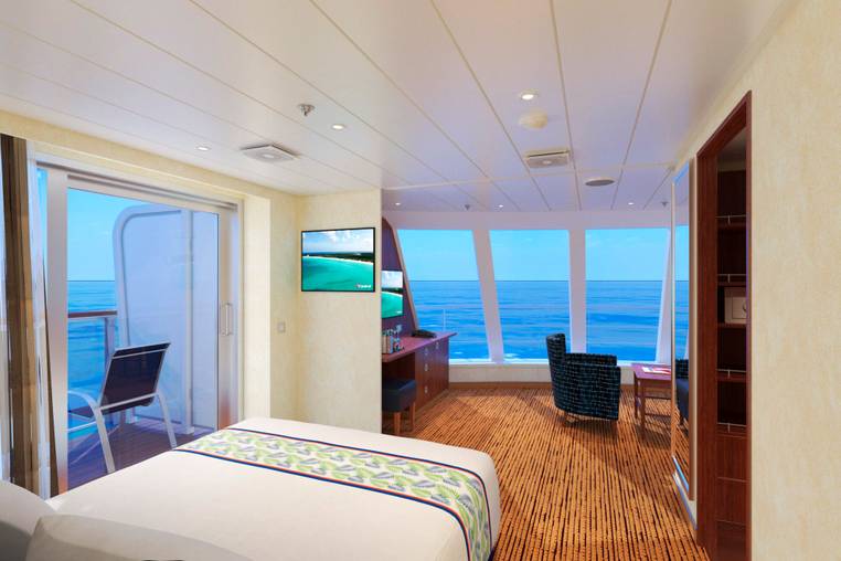 Carnival Elation Grand Vista Suite (GV) cabin