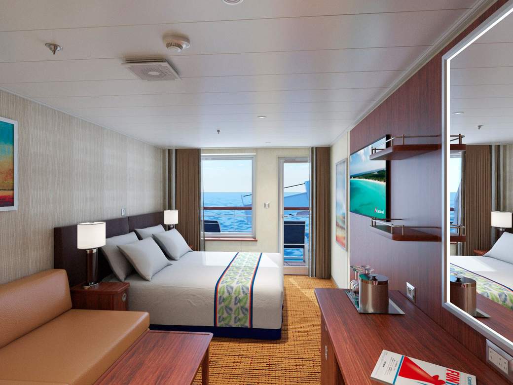 Carnival Elation Junior Suite (JS) cabin, photo 1 of 2