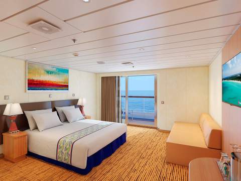 Carnival Paradise Junior Suite - Accessible (JT) cabin