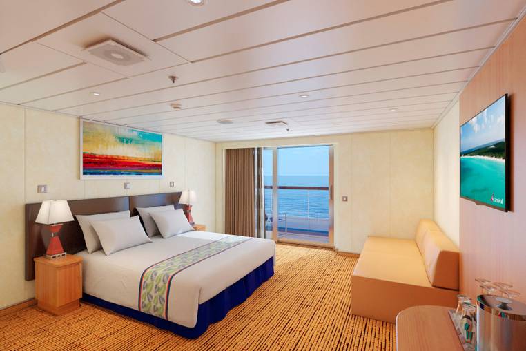 Carnival Paradise Junior Suite - Accessible (JT) cabin