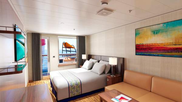 Carnival Paradise Junior Suite (Obstructed View) (OB) cabin, photo 1 of 2