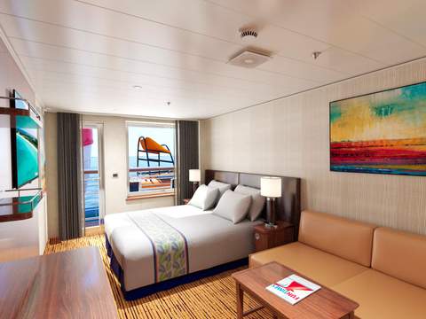 Carnival Paradise Junior Suite (Obstructed View) (OB) cabin, photo 1 of 2