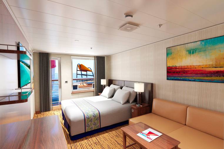 Carnival Paradise Junior Suite (Obstructed View) (OB) cabin, photo 1 of 2