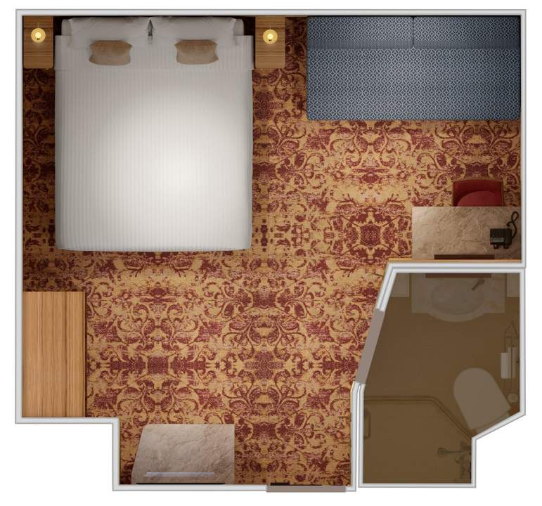Carnival Firenze Interior (4B) floor plan, photo 1 of 2 Carnival Firenze Interior (4B) floor plan, photo 1 of 2
