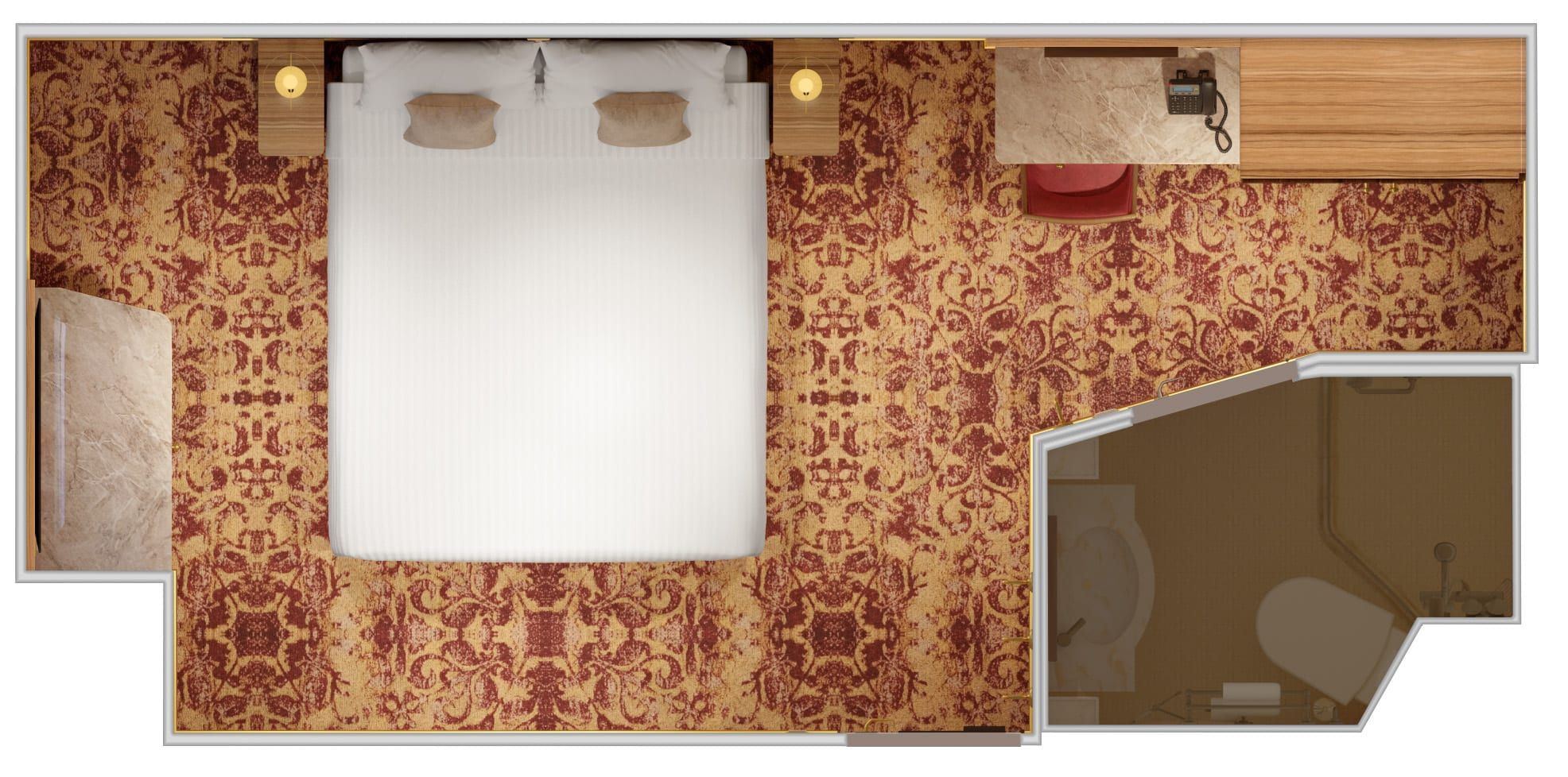 Carnival Firenze Interior (4B) floor plan, photo 2 of 2