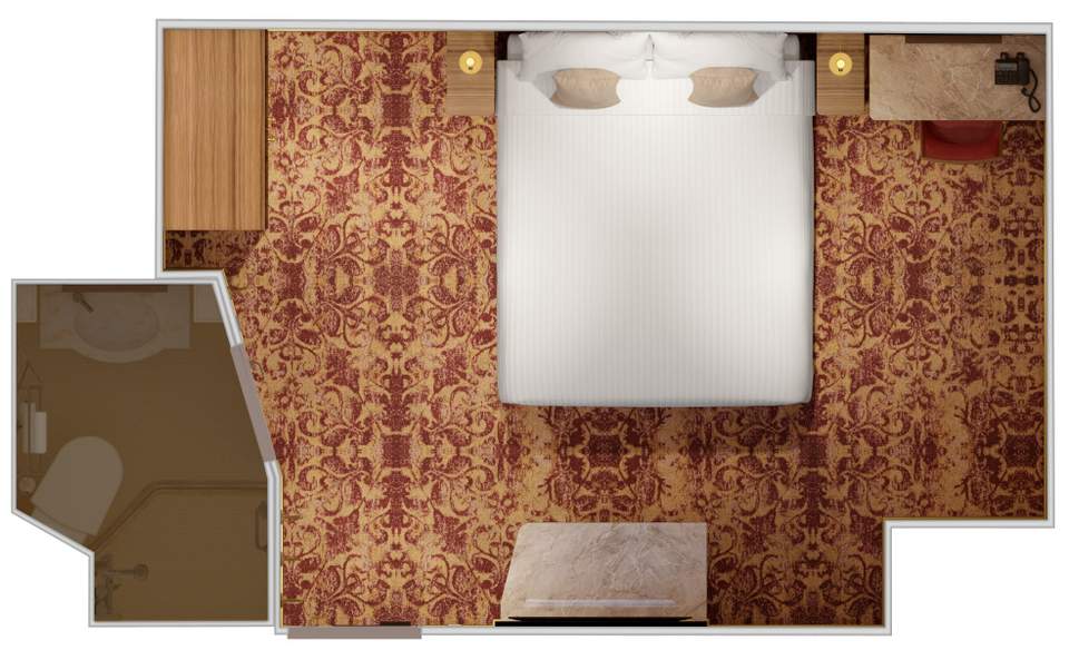 Carnival Firenze Interior (4C) floor plan Carnival Firenze Interior (4C) floor plan
