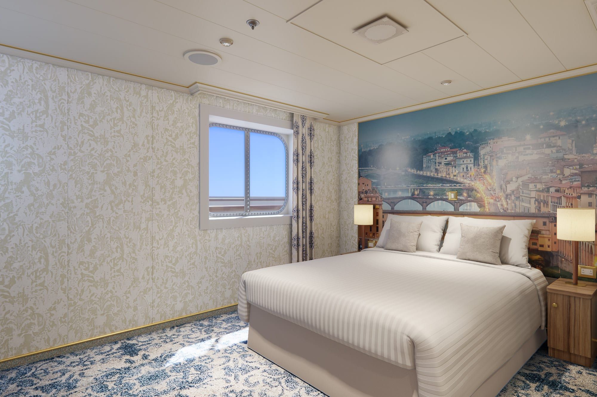 Carnival Firenze Interior with Picture Window (Walkway View) (4J) cabin, photo 1 of 7