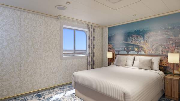 Carnival Firenze Interior with Picture Window (Walkway View) (4J) cabin, photo 1 of 7 Carnival Firenze Interior with Picture Window (Walkway View) (4J) cabin, photo 1 of 7