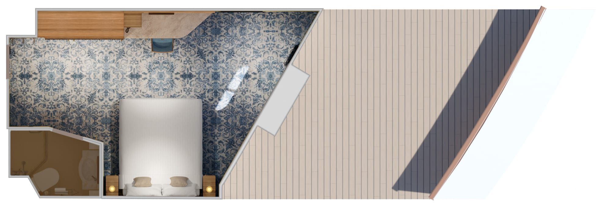 Carnival Firenze Interior with Picture Window (Walkway View) (4J) floor plan, photo 2 of 7