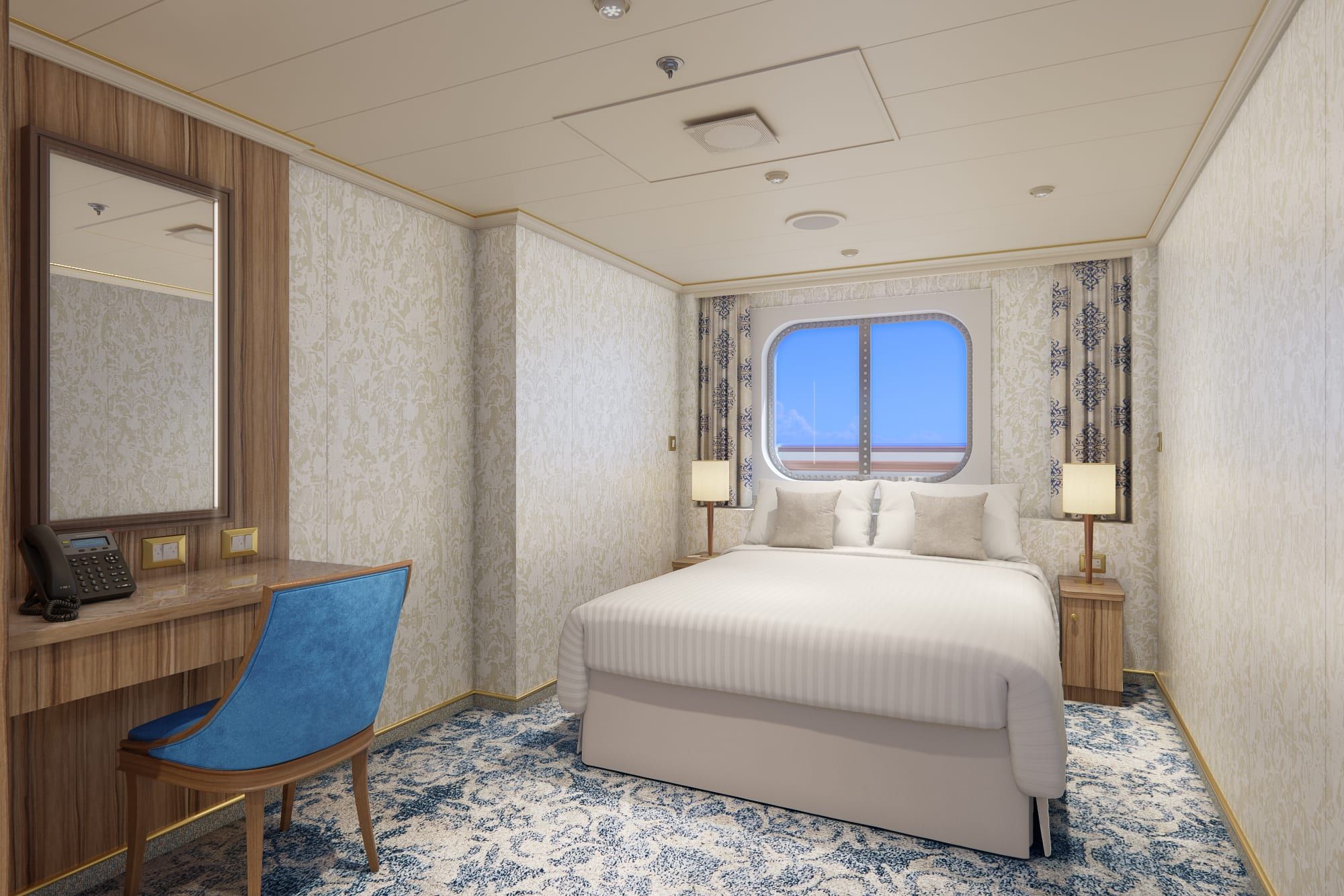 Carnival Firenze Interior with Picture Window (Walkway View) (4J) cabin, photo 4 of 7