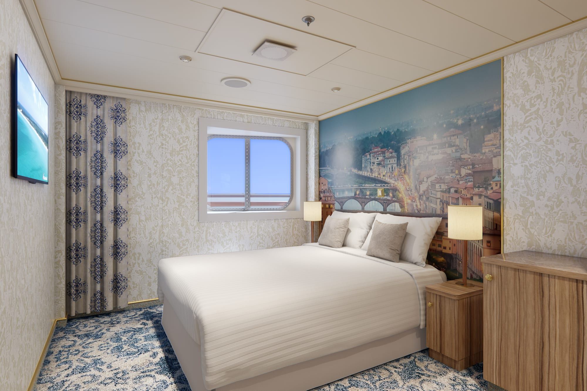 Carnival Firenze Interior with Picture Window (Walkway View) (4J) cabin, photo 5 of 7
