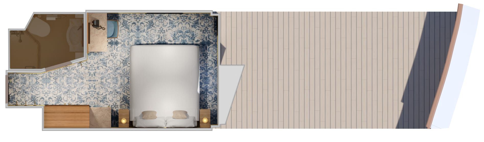 Carnival Firenze Interior with Picture Window (Walkway View) (4J) floor plan, photo 5 of 7