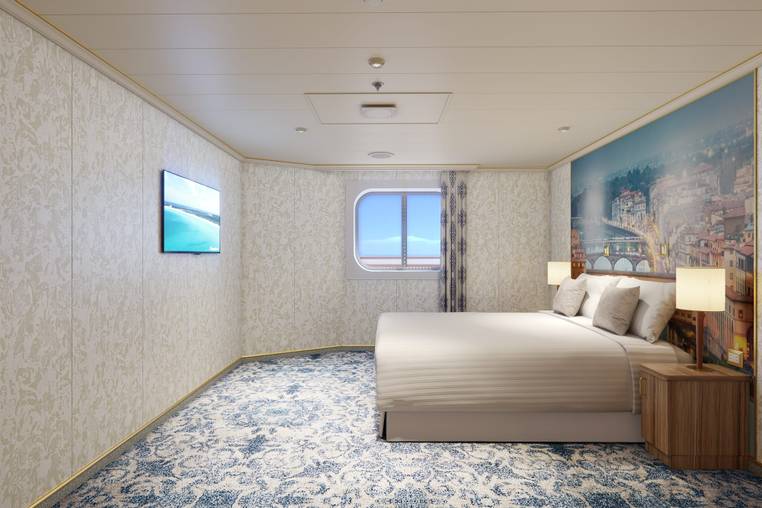 Carnival Firenze Interior with Picture Window (Walkway View) - Accessible (4J) cabin, photo 4 of 7