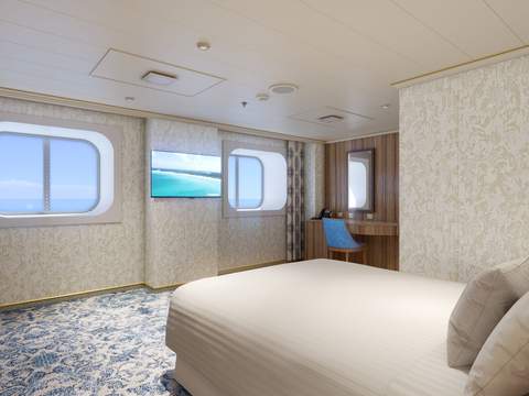 Carnival Firenze Ocean View (6A) cabin, photo 3 of 4 Carnival Firenze Ocean View (6A) cabin, photo 3 of 4