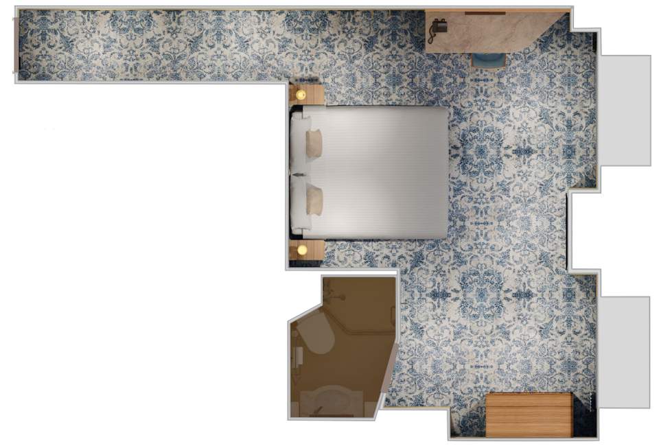 Carnival Firenze Ocean View (6A) floor plan, photo 1 of 4 Carnival Firenze Ocean View (6A) floor plan, photo 1 of 4