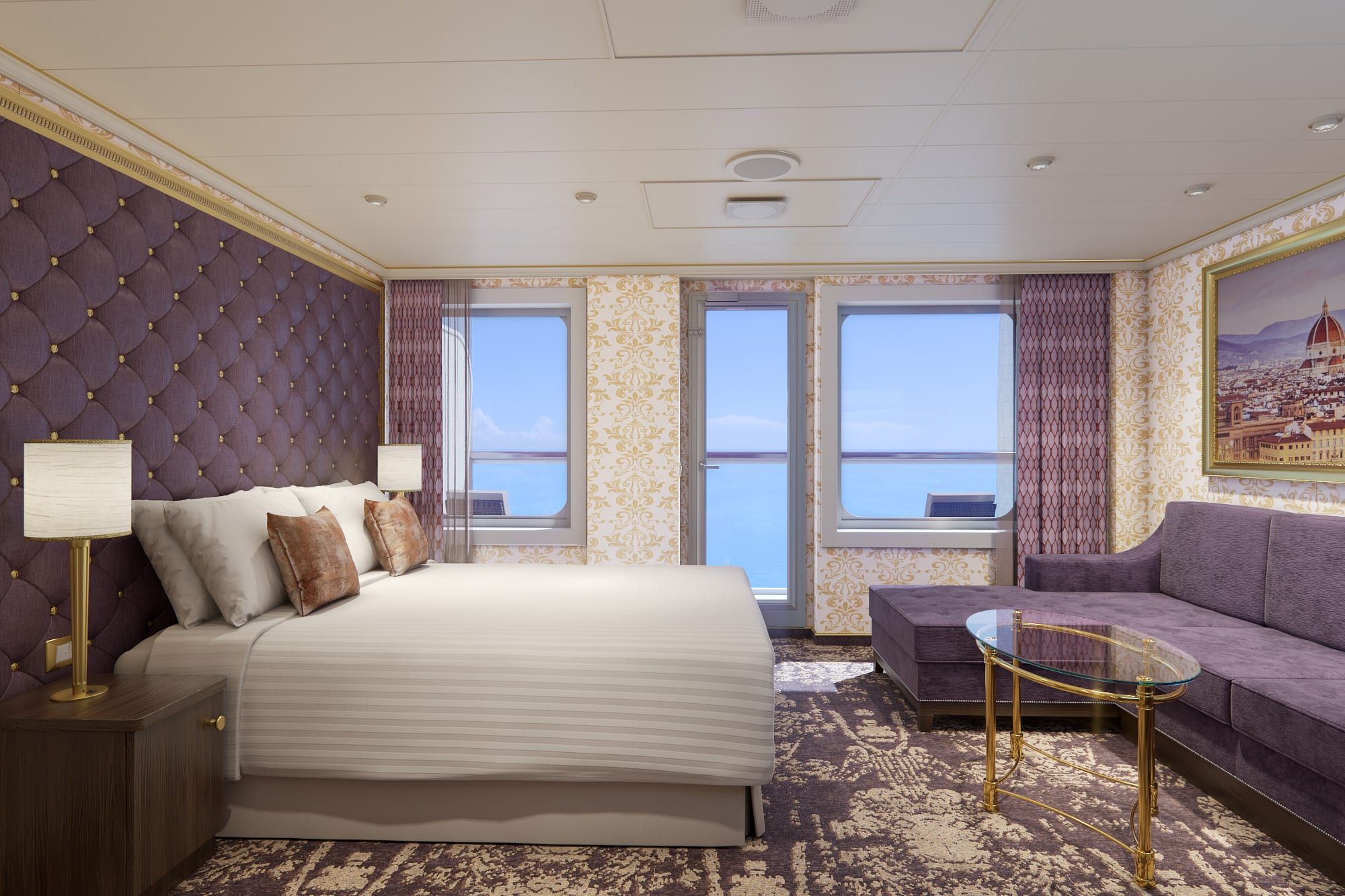 Carnival Firenze Ocean Suite (OS) cabin, photo 1 of 4