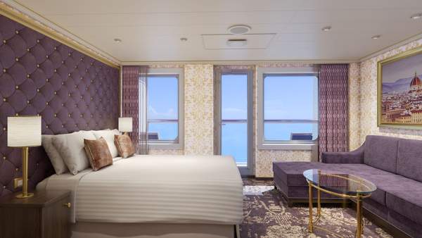 Carnival Firenze Ocean Suite (OS) cabin, photo 1 of 4