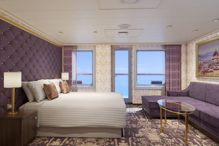 Carnival Firenze Ocean Suite (OS) cabin, photo 1 of 4