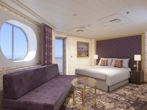 Carnival Firenze Ocean Suite (OS) cabin, photo 2 of 4 Carnival Firenze Ocean Suite (OS) cabin, photo 2 of 4