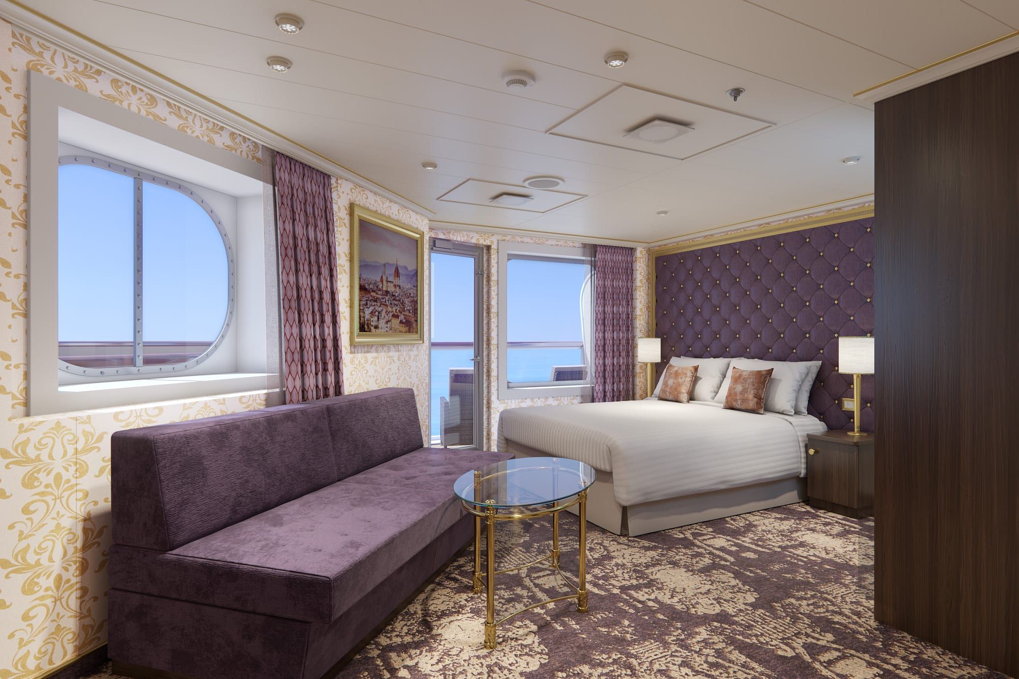 Carnival Firenze Ocean Suite (OS) cabin, photo 4 of 4