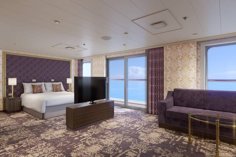 Carnival Firenze Ocean Suite - Accessible (OS) cabin