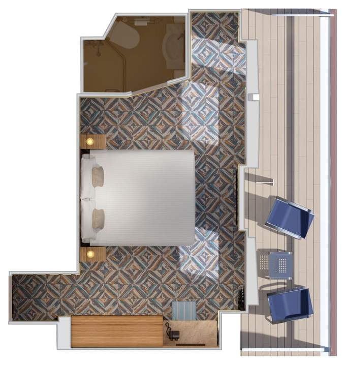 Carnival Firenze Terrazza Premium Balcony (TL) floor plan Carnival Firenze Terrazza Premium Balcony (TL) floor plan