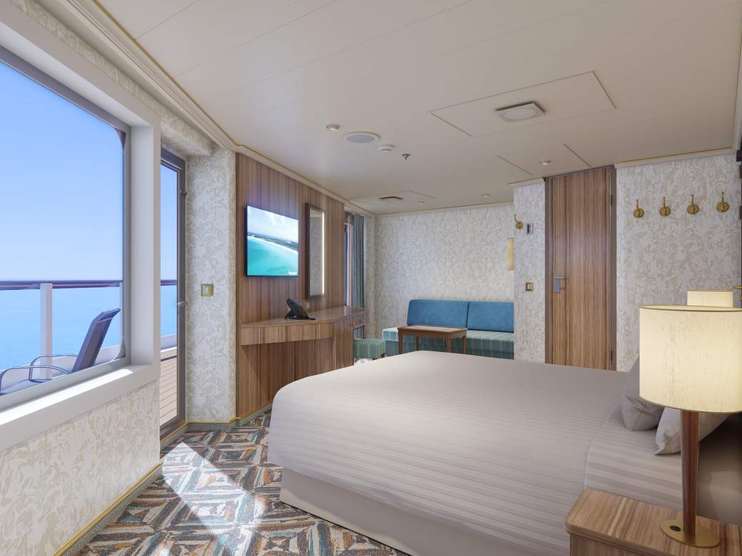 Carnival Firenze Terrazza Premium Vista Balcony (TM) cabin, photo 1 of 4
