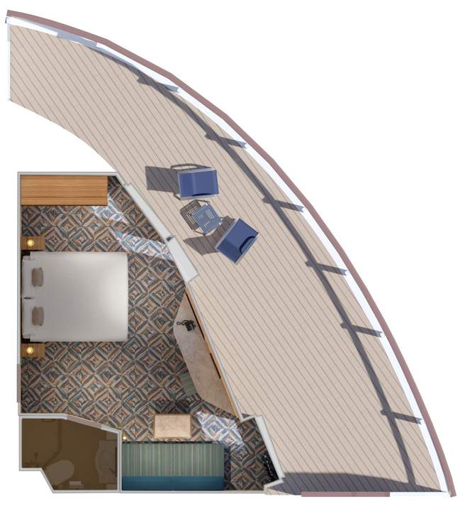 Carnival Firenze Terrazza Premium Vista Balcony (TM) floor plan, photo 1 of 4 Carnival Firenze Terrazza Premium Vista Balcony (TM) floor plan, photo 1 of 4