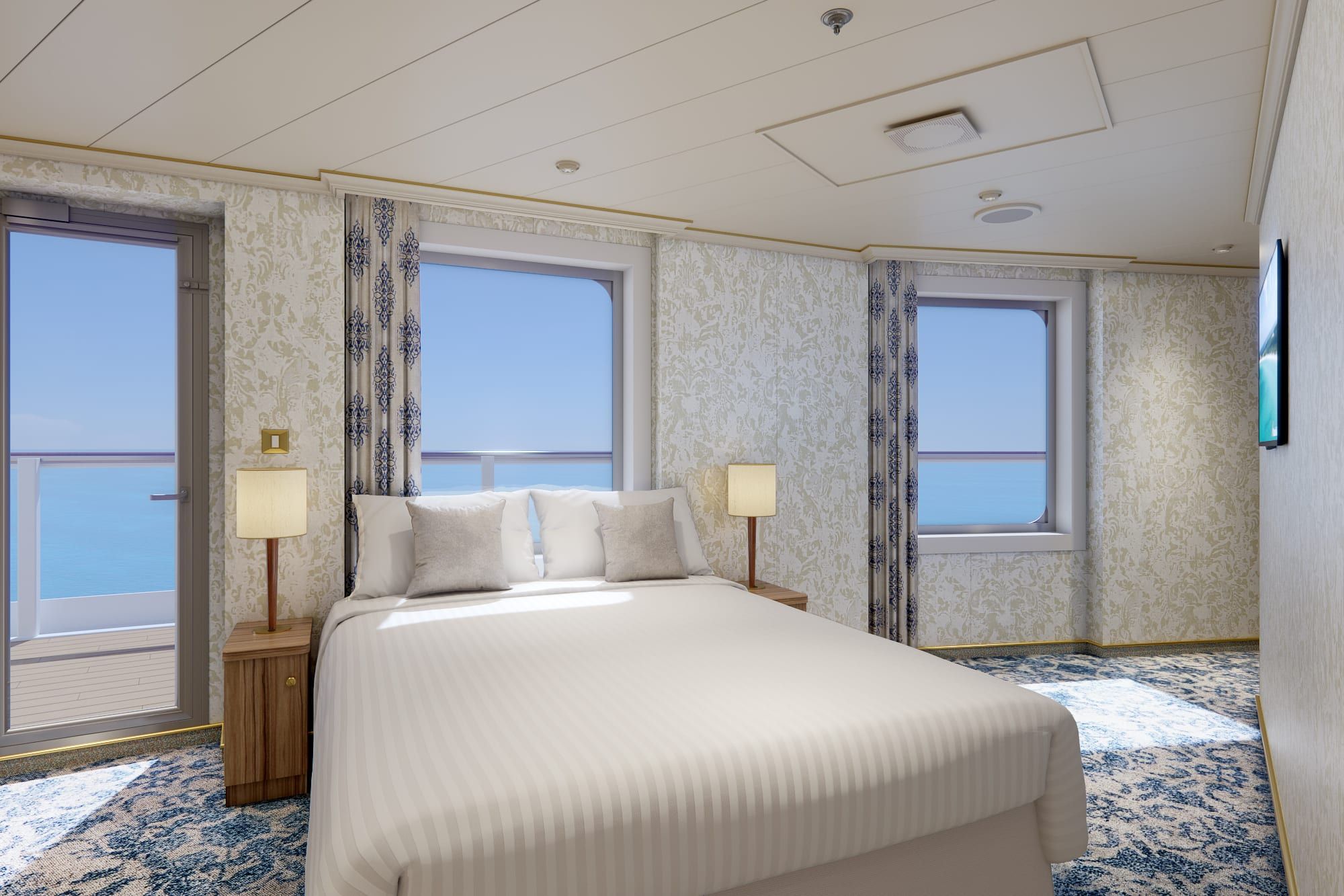 Carnival Firenze Terrazza Premium Vista Balcony (TM) cabin, photo 4 of 4