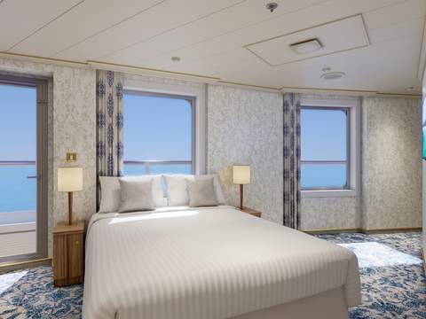Carnival Firenze Terrazza Premium Vista Balcony (TM) cabin, photo 4 of 4