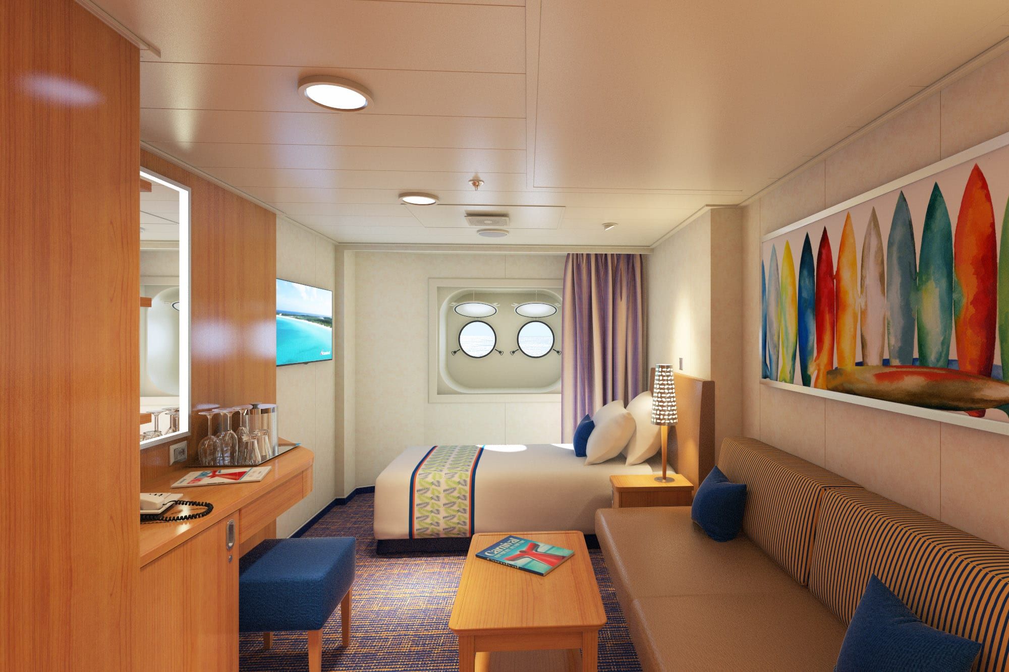 Carnival Horizon Interior Upper/Lower (1A) cabin, photo 2 of 12