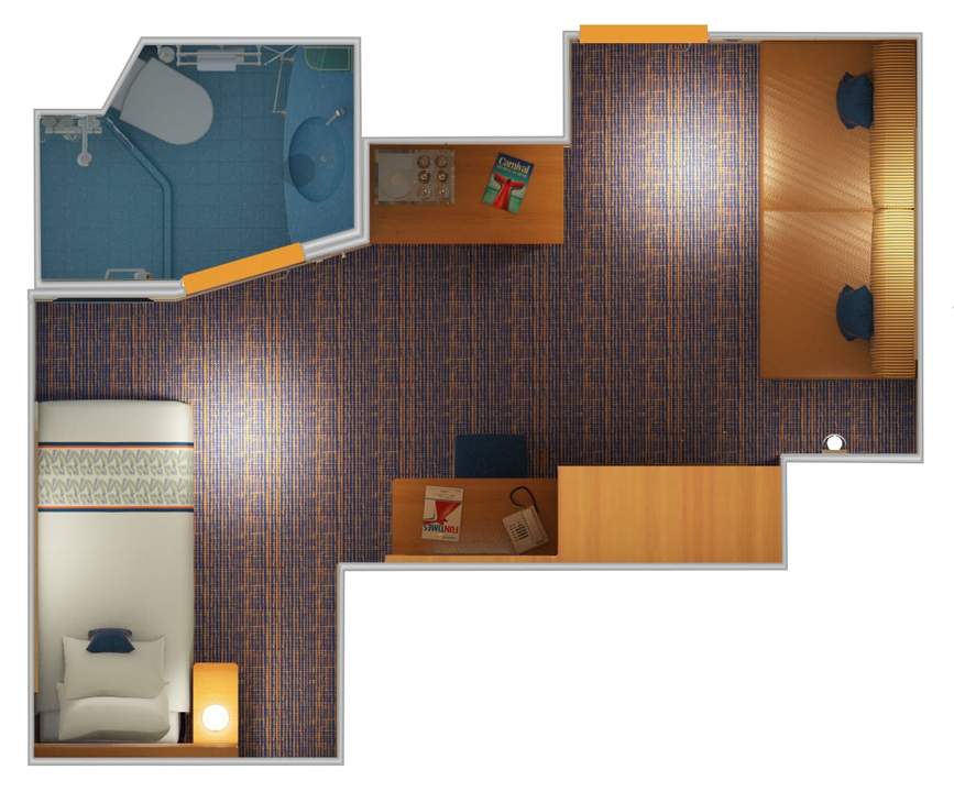 Carnival Horizon Interior Upper/Lower (1A) floor plan, photo 1 of 5 Carnival Horizon Interior Upper/Lower (1A) floor plan, photo 1 of 5