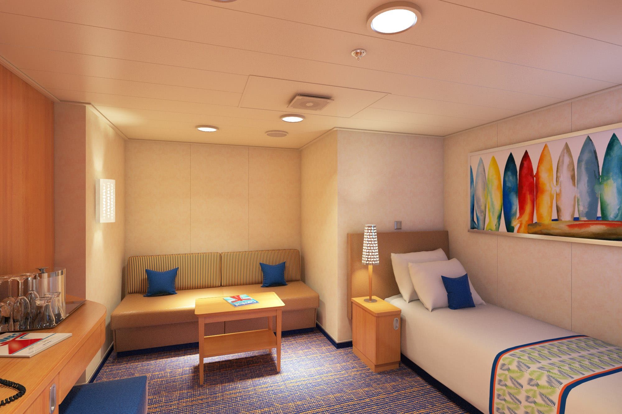 Carnival Horizon Interior Upper/Lower (1A) cabin, photo 4 of 12
